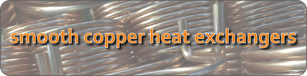 smooth copper heat exchangers